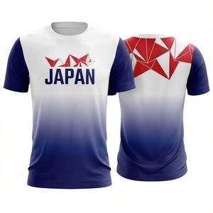Camiseta de Fútbol Personalizada de Japón, Diseño Minimalista, Tejido Transpirable de Alta Densidad para Venta al por Menor - Product Image 1
