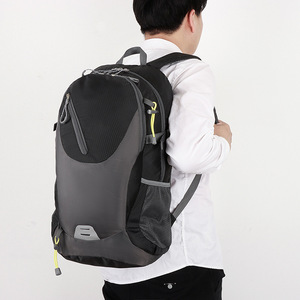 Hiking <b>Backpack</b> 40L <b>Large</b> Capacity Outdoor Sports Travel Bag Adjustable Shoulders Unisex Solid Color - Product Image 4