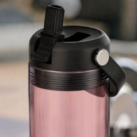 OEM Sızdırmaz Tritan Spor Su Şişesi 420ml 600ml BPA İçermez Yeniden Kullanılabilir Fitness Şişesi Pipetli Kapaklı Özel Logo Toptan Satış
