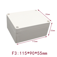 115*90*55 Boîte de projet électronique en plastique étanche Boîte de jonction Boîtier en plastique ABS