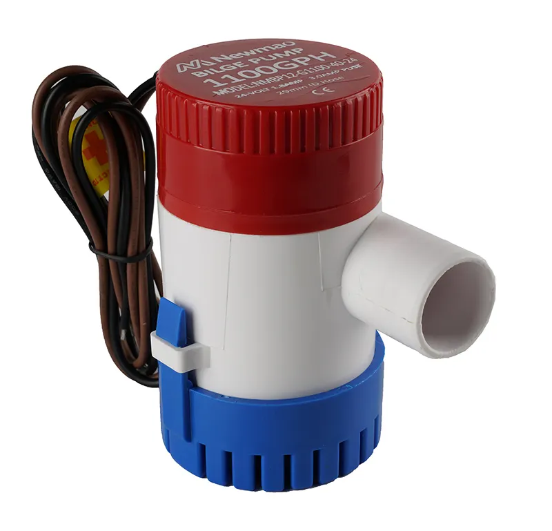 Newmao marine boat yacht bilge pump 12v water flow 1100GPH