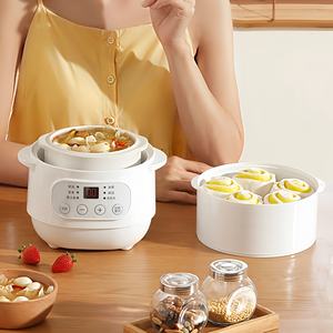 <span class=keywords><strong>Mijoteuse</strong></span> électrique 1L entièrement automatique en céramique multifonctionnelle pour le ménage pour des repas sains pour bébé facilement <span class=keywords><strong>mijoteuse</strong></span> - Product Image 4