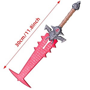 Modèle d'épée de 30cm de qualité supérieure de <span class=keywords><strong>Doom</strong></span> Eternal Metal Zinc Alloy Weapos Katana pour Cosplay ou Collection de cadeaux - Product Image 5