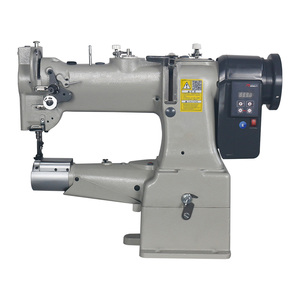 工業用ミシン単針シリンダーベッド厚革用ロックステッチ高速550W自動給油新型ソキエ - Product Image 1