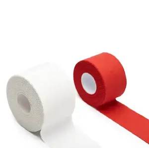 Sports tape medical porous loose thread flexible zinc oxide adhesive plaster good unwind tension zinc oxide athletic tape