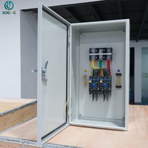 Quadro di Distribuzione Elettrica a Doppio Circuito Trifase IP55 da 100A-1600A per Attrezzature di Lavorazione Industriale - Product Image 1