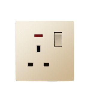 Anh tiêu chuẩn chuyển đổi ổ cắm vàng một mở 13A ổ cắm hai mở đa chức năng năm lỗ <span class=keywords><strong>USB</strong></span> ổ cắm Bảng điều khiển - Product Image 2