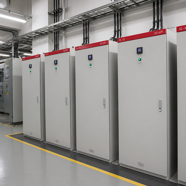 Standard XL-21 Power Distribution Board 380V Removable Side Panels Visual UI Monitoring for Smart Factories