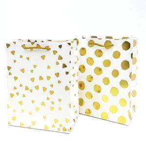 Sac en papier pentagramme <span class=keywords><strong>d</strong></span>'<span class=keywords><strong>amour</strong></span> de carte blanche de conte de fées sac <span class=keywords><strong>d</strong></span>'emballage cadeau <span class=keywords><strong>d</strong></span>'estampage à chaud de tache simple et mignonne - Product Image 1