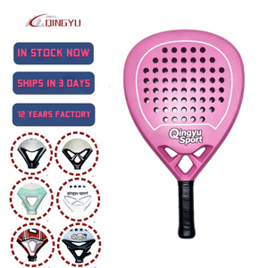 QINGYU <strong>SPORT</strong> 18K Carbon Fiber Padel Racket High Quality Professional Paddle Racket Training Competition in Stock Padel Racket - Product Image 1