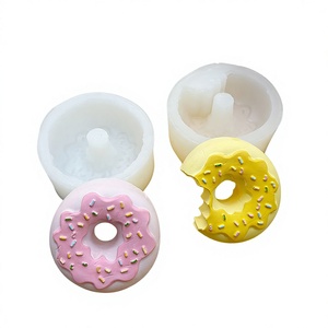 Donut Silicone <b>Mold</b>, Heat-resistant, Oven Safe, Hand Wash Only, DIY Chocolate Mousse <b>Cake</b> Baking Tool - Product Image 1