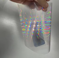 Film de diffraction de 133.33cm pouces Coeur/Lentille de sourire cinq étoiles en plastique durable