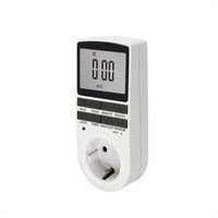 Temporizador Digital de 24 Horas, Enchufe Europeo, Programable, Enchufe Temporizador