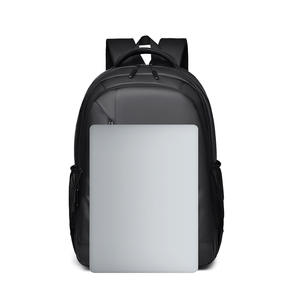 Men's Stylish Reflective Strip Design Large Capacity Casual <b>Backpack</b> Lightweight Business Laptop Bag TPU Accessory - Product Image 4