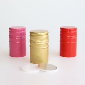 Bán buôn ropp nhôm vít nắp chai không bơm lại đầu mở nắp cho rượu vang giả mạo bằng chứng ren có nắp đậy - Product Image 4