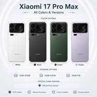 Xiaomi 17 Pro Max 2026, tout neuf, original, 6,9 pouces + 2,9 pouces, double écran arrière, appareil photo Leica, haut de gamme, téléphone Android MI, beauté