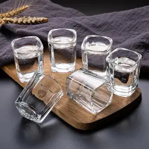 Custom Logo Personalised Handmade Shot Glass Unique Crystal Shot Glasses Whisky Glass Cup