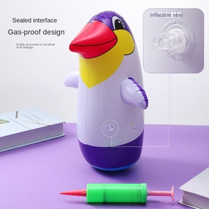 En stock nouveau jouet de pingouin gonflable en PVC créatif pour enfants unisexe <span class=keywords><strong>dinosaure</strong></span> et motif de Dragon conception de chien en plastique - Product Image 4