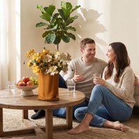 Fournisseur de céramique fiable, vase irrégulier à effet froissé mat, décoration minimaliste moderne pour la maison, vase à fleurs