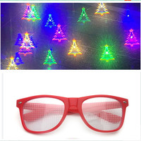 Lunettes de Diffraction 3D Effets Spéciaux Feux d'Artifice avec Grille et Filtre Lumière Étoilée en Verre et Matériau ABS – Nouveautés de Fête