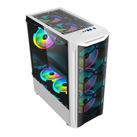 SNOWMAN Ventes chaudes Prix bas Boîtiers PC pour ordinateur de jeu ATX Super Gaming avec verre trempé