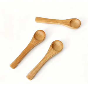 Cuchara Mini Clásica de Bambú Natural Ecológica de Grado Alimenticio para Café, Miel y Té, para Uso en Cafeterías - Product Image 2