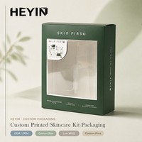 Caja de Exhibición para Cosméticos, Kit de Cartón Personalizado con Bandeja de Plástico, Fabricación Directa de Fábrica, Personalizable