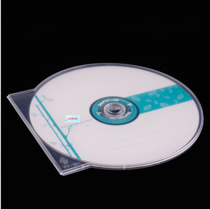 Boîte de rangement <span class=keywords><strong>en</strong></span> plastique transparente pour CD demi-rond <span class=keywords><strong>en</strong></span> PP de 1,2 mm d'épaisseur, impression personnalisée du logo, support de protection pour média <span class=keywords><strong>DVD</strong></span> de 12 cm - Product Image 4
