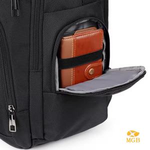 <span class=keywords><strong>Sac</strong></span> <span class=keywords><strong>à</strong></span> <span class=keywords><strong>dos</strong></span> pour ordinateur portable d'affaires USB, nouvelle innovation, en polyester, pour hommes, tendance, pour le travail quotidien, l'université, petite taille, fermeture éclair - Product Image 4