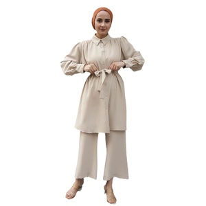 Nuova moda <span class=keywords><strong>primavera</strong></span>/<span class=keywords><strong>estate</strong></span>/<span class=keywords><strong>autunno</strong></span>/<span class=keywords><strong>inverno</strong></span> camicia a maniche lunghe + pantaloni 2 pezzi - Product Image 1