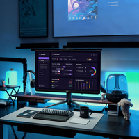 PC Todo en Uno de 23.8 Pulgadas con Batería Integrada UPS, Computadora de Escritorio AIO, Intel Core I5, FHD IPS Monobloque para Oficina y Hogar, OEM
