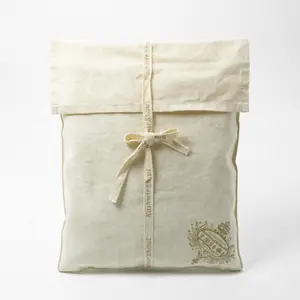 고품질 파우치 봉투 재활용 먼지 가방 코튼 패브릭 천 포장 파우치 선물 가방 로고