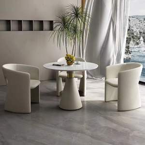 Chaise de salle à manger moderne Roche Bobois avec coussin pour restaurant et café - Product Image 3