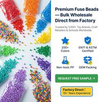 Mini perles à fusionner 2,6 mm Rose Mard Bean Fusion Bean Matériel DIY Sac de matériel Cadeaux de fêtes Perler Beadsart Hama Beadsart