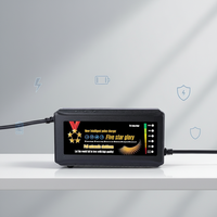 Chargeur de vélo électrique Gzrapid 60V40AH avec affichage LED, multi-protection, arrêt automatique, pour batterie au plomb-acide et recharge de voiture