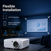 Projecteur laser à courte focale Optoma ZK521ST 5100 lumens 4K UHD pour simulateur de golf, usage commercial, éducatif et professionnel
