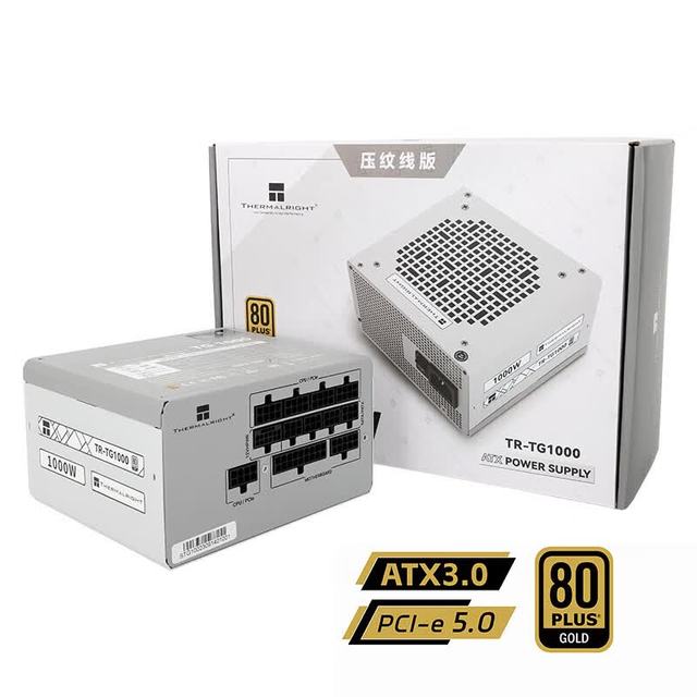 Thermalright TR-TG1000 ATX3.0 PCIe5.0 Full Modular Power Supply 1000W 80Plus Gold Compression Wiring Gaming PC PSU