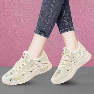 Zapatos de béisbol informales deportivos <span class=keywords><strong>para</strong></span> <span class=keywords><strong>mujer</strong></span>, zapatillas de suela suave con cordones, de red, talla grande, <span class=keywords><strong>para</strong></span> verano - Product Image 6