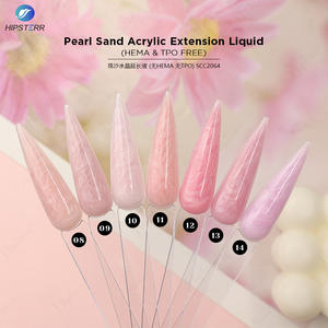 Gel de construction pour extension d'ongles en acrylique Vegan Pearl Sand, sans HEMA ni TPO, gel de construction BIAB en bouteille, OEM - Product Image 2