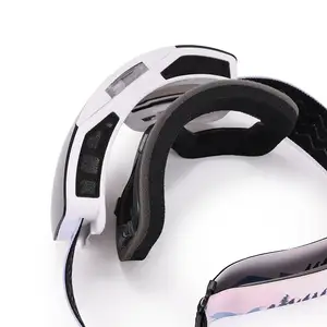 Gafas de Nieve con Lentes Abatibles y Protección Nasal, Personalizables con Logotipo de Marca, para Snowboard, Motos de Nieve, Raquetas de Nieve y Deportes al Aire Libre, con Lentes Tóricas - Product Image 2