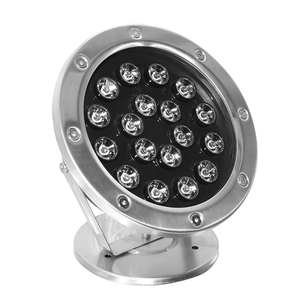 Projecteur led étanche conforme à la norme DMX512, <span class=keywords><strong>spot</strong></span> lumineux submergé pour un étang, 18x15x1W - Product Image 6
