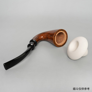 Ceramic Pipe Bowl With Curved Surface And Concave Design For Smoking Pipes - Product Image 3