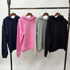 Ensemble sweat-shirt et pantalon de jogging décontracté en molleton de coton pour fabricant de vêtements, coupe épaules tombantes, vente en gros, sweat à capuche lourd avec strass - Product Image 1