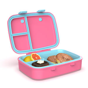 Boîte à lunch <span class=keywords><strong>bento</strong></span> 2025 étanche de qualité alimentaire à 3 compartiments, compatible micro-ondes et chauffable, pour enfants, pique-niques et déjeuners, avec plateau intérieur amovible - Product Image 1