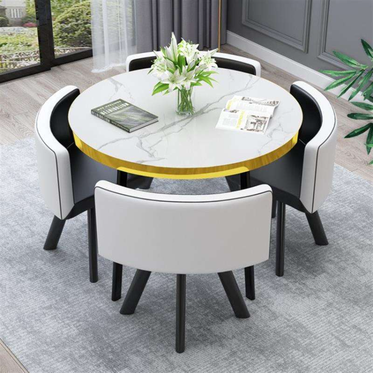 Cz-01 Wholesale Office Negotiation Table And Chair Leisure Reception Small Round Table Dining Table Coffee Furniture
