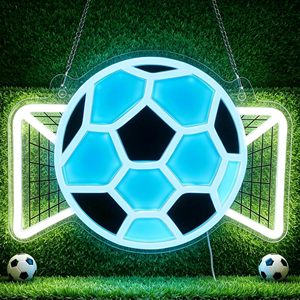 Soccer Shot Letreros Neon LED dimmable USB powered ambient <b>light</b> store <b>window</b> decoration <b>light</b> street indicator <b>light</b> Customized - Product Image 6