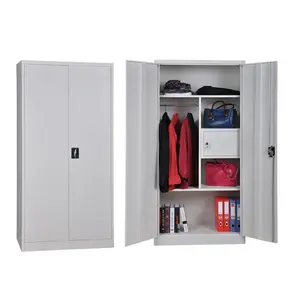 Metal Locker Cabinet Top Sale Modern 2 Door Metal Clothes Steel Locker Cabinet Design