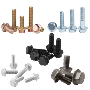 Tùy Chỉnh DIN 6921 Tiêu Chuẩn Hex Mặt Bích Bu Lông Đồng Bằng Nhiều Kích Cỡ Cao Cấp Titan Thép Iatf 16949 Chứng Nhận Ô Tô - Product Image 1