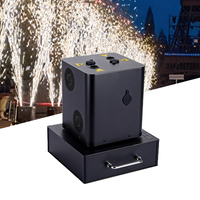 Igracelite 1250W Machine à étincelles froides à double tête rotative 360° pour mariage, scène, événement, télécommande DMX, effets pyrotechniques
