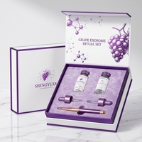 Sérum en poudre d'exosomes de raisin fermentés, dérivé végétal, biotechnologie, antioxydant, soin du visage, anti-âge, beauté, OEM ODM